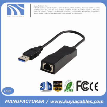 USB 3.0 bis 10/100/1000 RJ45 Gigabit Ethernet LAN Karte Netzwerkadapter für PC Laptop